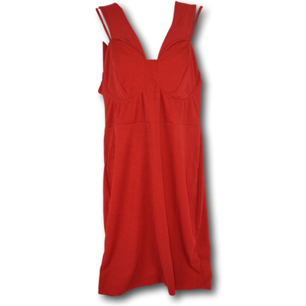 Charlotte Russe - Plus Size Red Empire Style Dress - Picture 1 of 3
